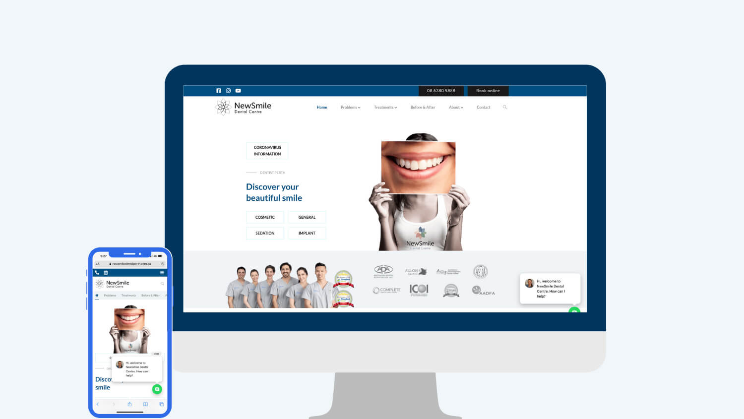 Dental marketing - NewSmile Dental | Digital Practice