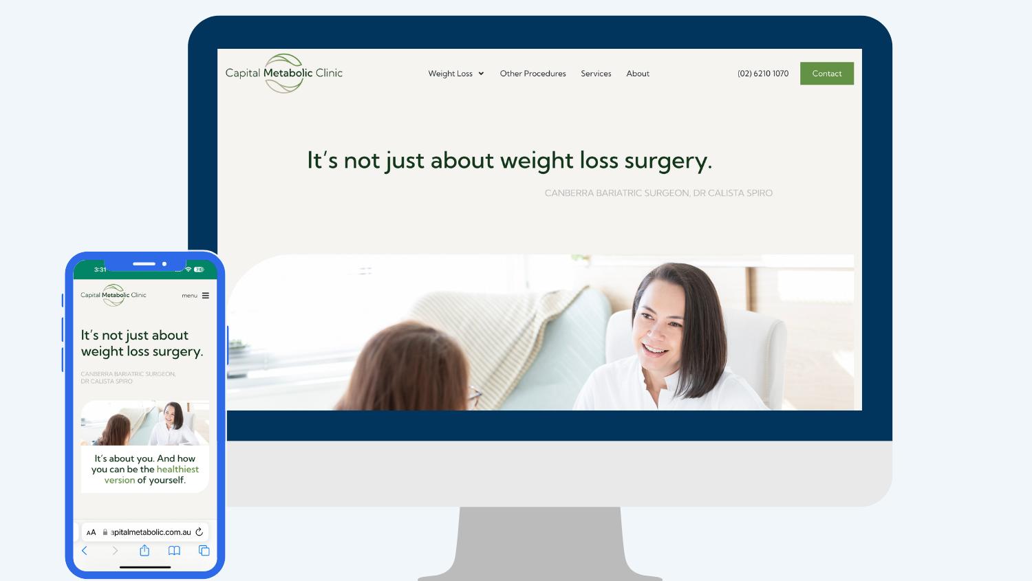 Great healthcare websites | Marketing for bariatric surgeons